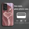 Gradient Green Love Silvery For Samsung Galaxy Note 10 Plus S20 21 FE S23 Ultra S8 9 A70 72 73 50 51 52 53 Glass Phone Case