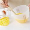 Measuring Cup with Scale Froth Filtering Wide Use Useful Baked Egg Beating Bowl Kitchen Gadget Accessories for Cooking