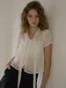 Peulibeo07 Dot Ribbon Blouse [Frsu01Bl02]_Ivory