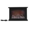 LED Simulated Fireplace Light Retro Xmas Electric Fireplace Lamp for Living Room Courtyard Balcony