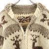 Cowichan Jacket Gray Reindeer Men's Used