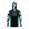 Mens Quick-Dry UV Protection Fishing Hoodie With Neck Gaiter Lightweight Long Sleeve Summer Outdoor Angling