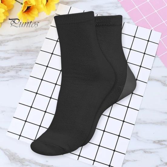 Gel Moisturizing Socks Feet Treatment Silicone Crew Socks Women Foot Spa Pedicure Socks for Dry Cracked Heel Care