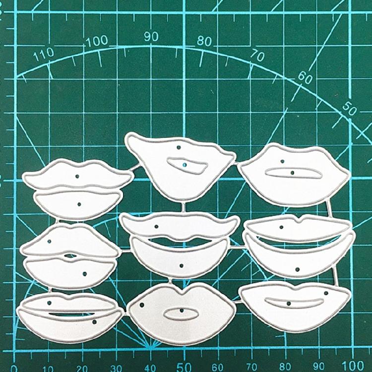 Lips Metal Cutting Dies DIY Stamps Crafts Embossing Scrapbooking Decoration