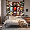 Boho Style Mandala Elephant Tapestry Wall Hanging Living Room Bedroom Decor
