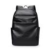 Men's Business Commuting Backpack, Large-capacity Student Travel Computer Backpack, Pu Leather Casual Backpack