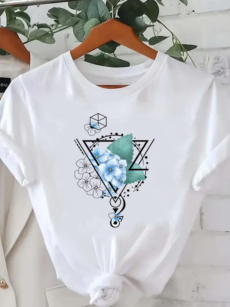 (Asian Size) trend cute 90s T Shirt Tee Top Clothing Fashion Women Casual Printed Lady Female Graphic Short Sleeve T-shirts