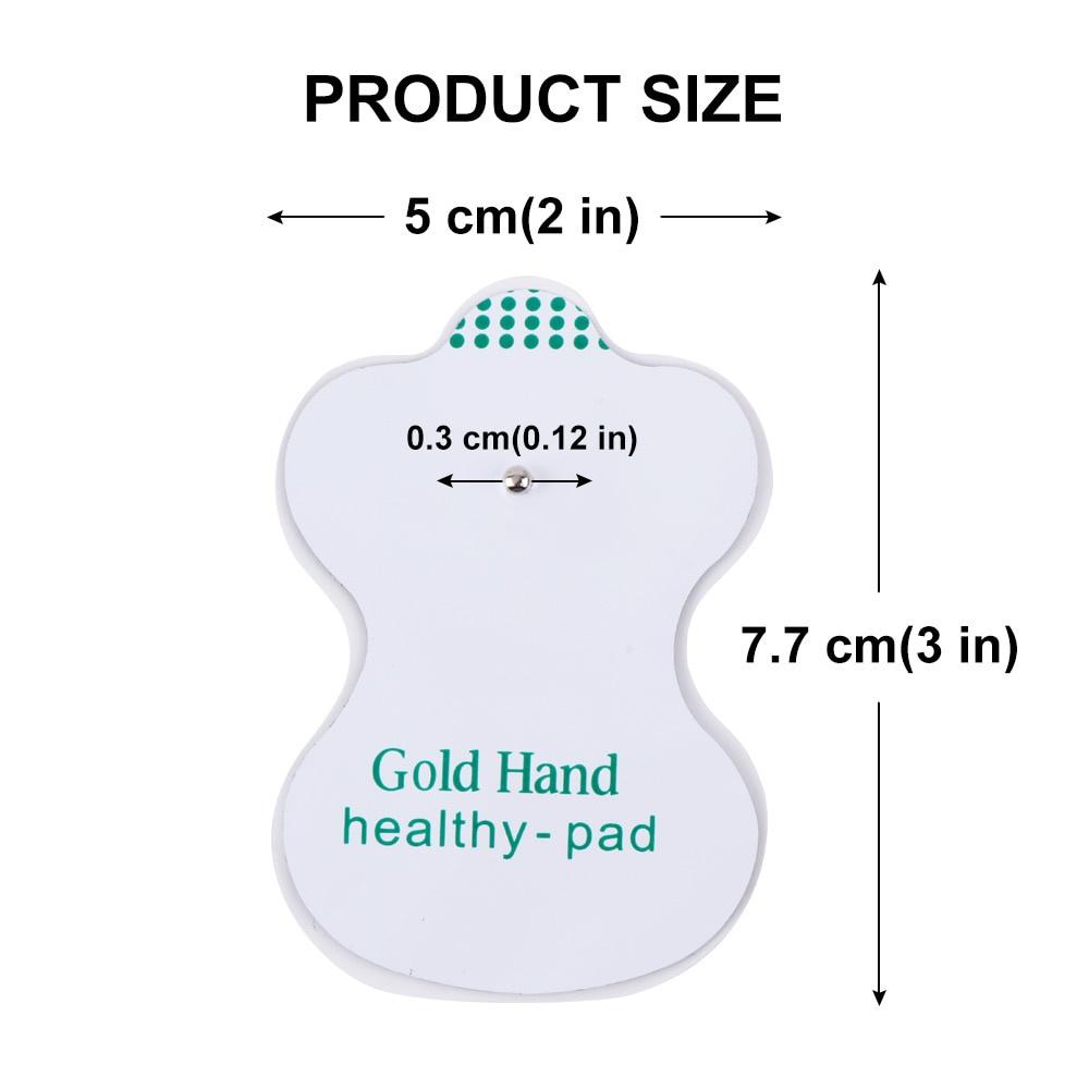 10/20PCS Replacement Tens Electrode Pads for Unit EMS Pulse Massage Machine Body Slimming Massager Self Adhesive Snap On
