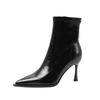 Fashion Luxury Spring Autumn Women Ankle Boots Fashion Ladies Pointed Toe Short Booties Elegant Thin High Heel Women's Botas De Mujer
