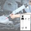 Biloljevätskeextraktor 200CC Bränsleöverföring Handöverföringspump Dispenser Bärbar spruttyp Transparent plast Autoverktygssats