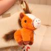 Soft Plush Horse Doll Pendant Cartoon Hanging Pony Doll Plush Horse Keychain New Year Gift