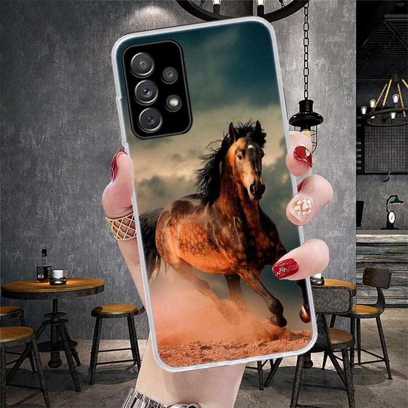 Horse Great Beauty Galloping Soft Phone Case For Samsung Galaxy S22 S23 S24 S25 Edge S26 Ultra S20 FE S21 Plus + Fundas Coque Ga