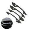 For Mercedes Benz C E GLK ML CLA Class W166 W117 X204 W204 W212 W246 Carbon Texture Car Exterior Door Handle Bowl Cover Trim