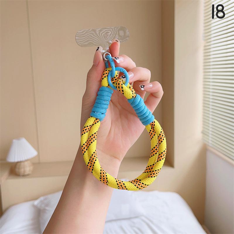 Handschlaufe für Handy-Charme, Luxus-Handy-Zubehör mit aufgesetzten Schlüsselbändern, exquisites Armband, Telefonschmuck, Seil, Schlüsselanhänger