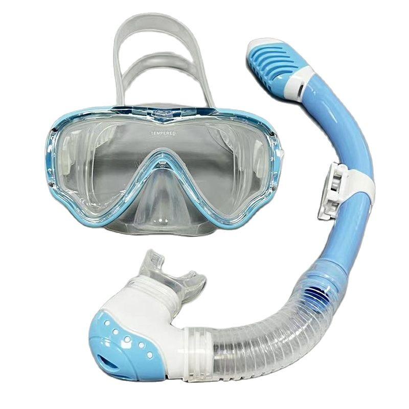 Nouă mască profesională de scufundări cu snorkel și ochelari de protecție Ochelari de scufundări Set tub de înot Snorkel Copii unisex