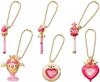 Portachiavi Pretty Guardian Sailor Moon 2 tipi Gachapon Die-cast (6 in totale) - (giocattolo capsula)