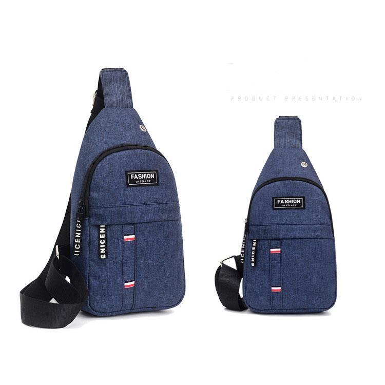Chest Bag New Men Simple Nylon Fashion Waterproof One Shoulder Crossbody Bag