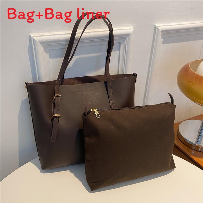 Women Large Tote Bag With Pu Material For Street Style Casual Day Out
