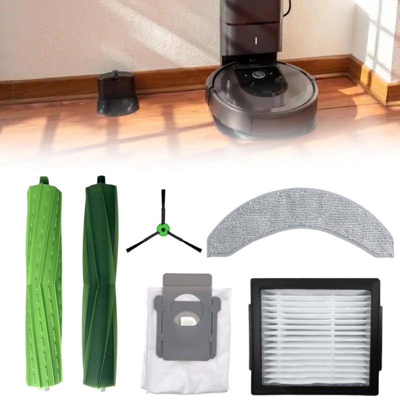 For Irobot Roomba Combo 10 Max Vacuum Cleaner Accessories With Main Brush Edge Brush Filter Cloth Dust Bag For Home Use