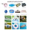 Electric Air Pump 1 Set Portable Rechargeable Inflatable Toy Swimming Pool Mattress for Home Camping Beach Float