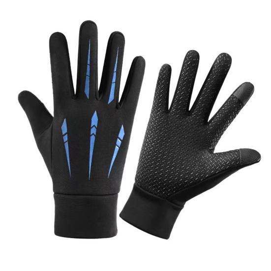 1 Paar Winter-Reithandschuhe Touchscreen Samt innen Warme Handschuhe Touchscreen-Design Rutschfest Herbst-Winter-Handschuhe