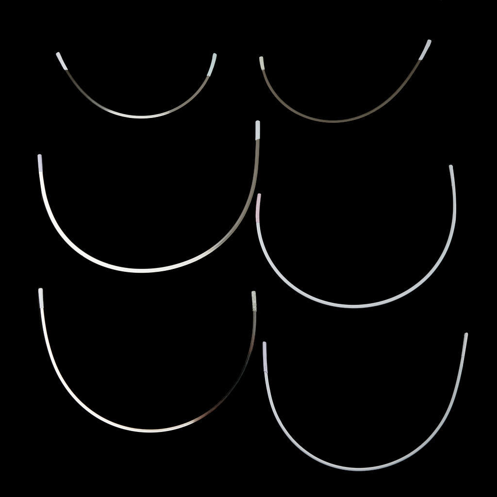 6 Paar handgefertigte Ersatz-BH-Bügel-BCDE-Cups aus Edelstahl