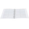 Transparent Binder Photo Organizer Badge Storage Book Perforated Ring Collection Folder 6