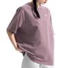 Reebok American Style Comfortable Versatile Round Neck Loose Short Sleeve T-Shirt Unisex T-Shirts Gray Purple 24SRM433UGP3
