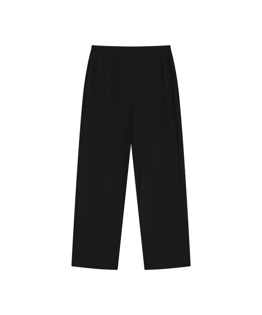 Siyajyu Sipt7208 Pleated Capri Pants_Black