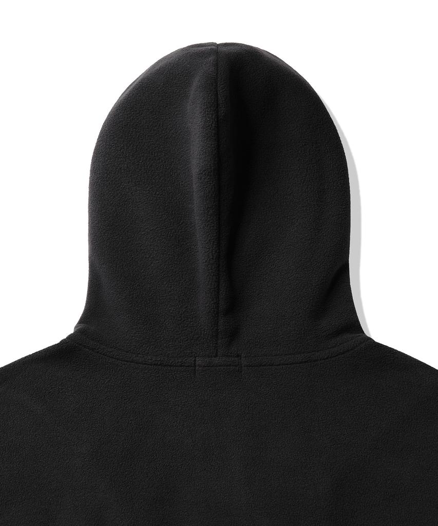 Musinsa Standard Oversized Polar Fleece Hooded Zip-Up [Black]