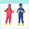 Costum Cosplay Huggy Wuggy Poppy Playtime pentru Copii Body Salopetă Mască Mănuși Pentru Unisex