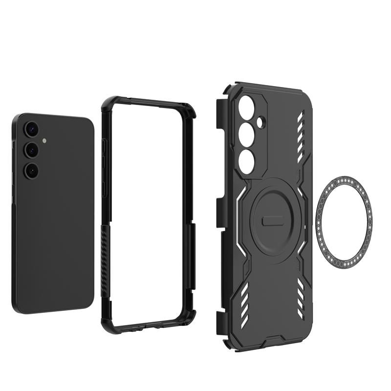 For Samsung Galaxy A35 Case For Samsung A35 Shockproof Anti-knock Magnetic Adsorption Wireless Charge Cover For Samsung A35 Case