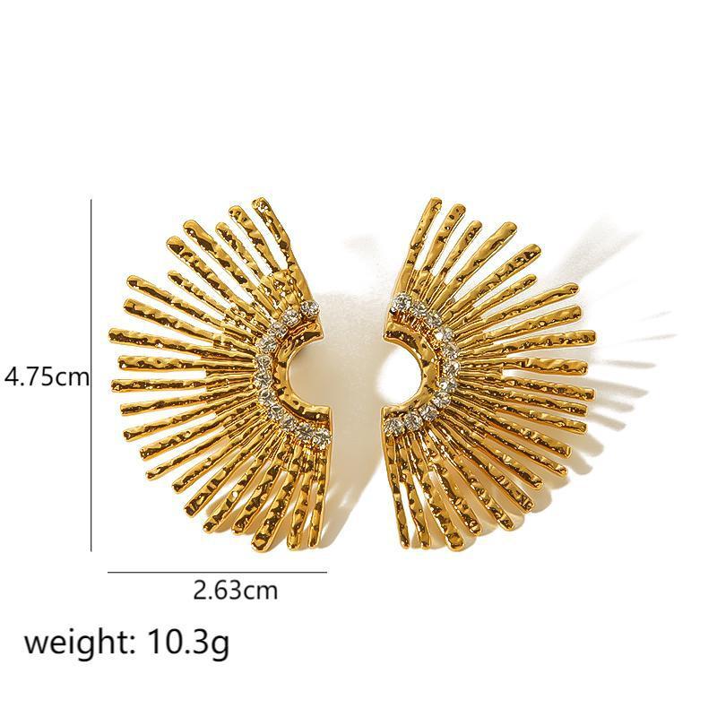 Style Geometric Earrings For Women And Zircon