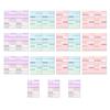 Autocolante Colorate cu Buline cu Litere Alfabet Numere Decalcomanii DIY pentru Scrapbooking Jurnal Proiecte Creative Ușor de Dezlipit Amovibile Esențiale pentru Planificator Card