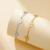 EUEAVAN Je Star of David Bracelets Stainless Steel Hollow Hexagram Bracelet for Women Men Minimalist Jewelry Gifts Wholesale