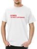 Sorry I'm Not Listening Herren T-Shirt Fun Geek Nerd Admin Informatiker