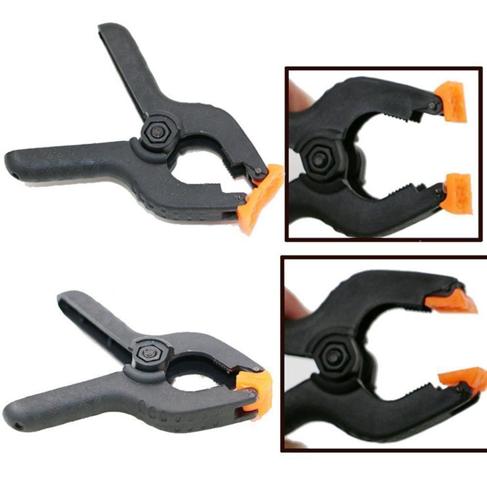 Tongs Various Sizes Grip Woodworking Toggle Clamps Plastic Nylon Spring Clip