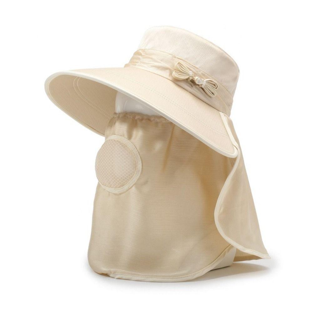 Lightweight Sunshade Sun Hat Wide Brim Neck Flap Hat Sunscreen Cap Women Picking Tea Hat Hiking