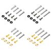 High Strength PC Cooling Fan Screws Universal Compatibility Toolless Installation for DIY Enthusiasts