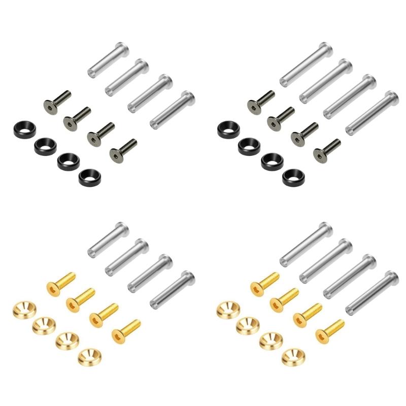 High Strength PC Cooling Fan Screws Universal Compatibility Toolless Installation for DIY Enthusiasts