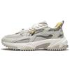 Li Ning Yue Chuan Classic Rebound Shock Absorption Non-Slip Wear-Resistant Low-Top Sports Casual Shoes Men Sneakers Oatmeal-Gray AGCS089-2