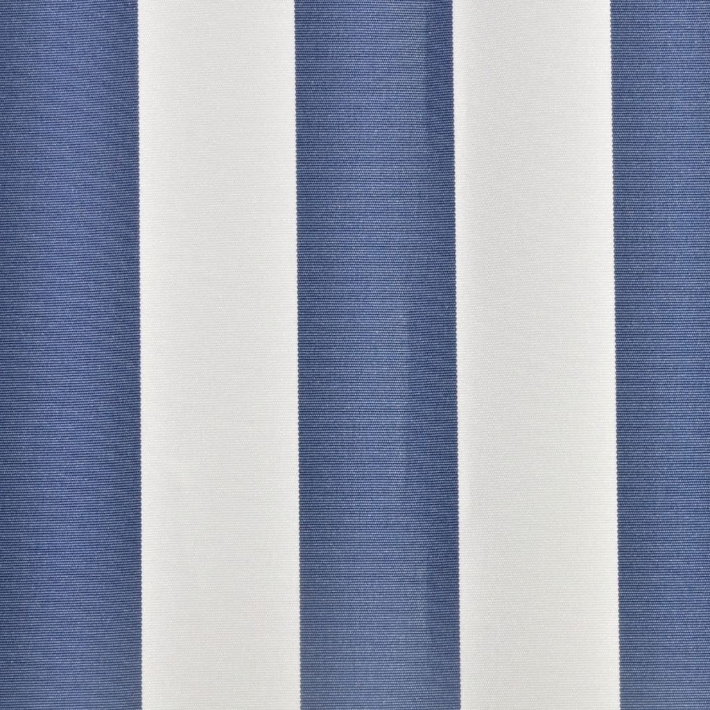 Vidaxl Tela para Toldo, Azul y Blanco, 350 X 250 Cm