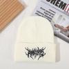 Pure Color Knit Cap With No Brim For Cold Weather Casual Wear