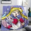 Sailor Moon Tsukino Usagi Hauptdecke, Sailor Moon Fan Weiche Decke, Tolles Geschenk.chl
