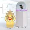 Mini LED Night Lamp Christmas Desktop Ornaments Portable Oil Lamp Festival Christmas Party Decoration Props Glowing Horse Light