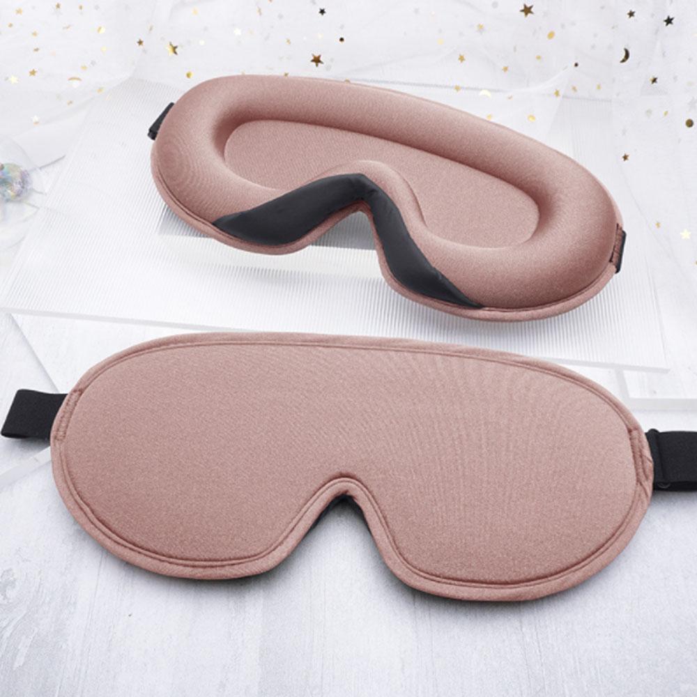 Silk Sleeping Mask Soft Smooth Eye Cover For Travel Rest Relax Sleep Aid Blindfold Shade Comfortable Night Use