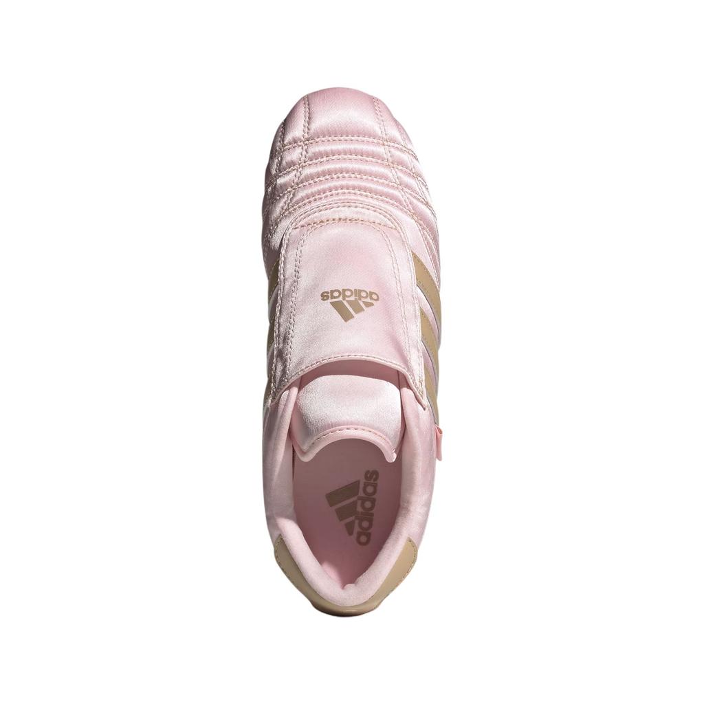 adidas נעלי סניקרס טאקוונדו סאטן ורוד שקוף לנשים מגיק-בז סוליית גומי JQ8209