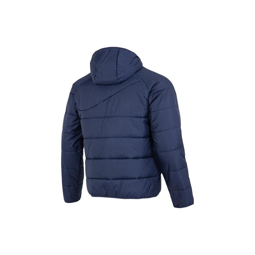 Nike Lässige Winddichte Warme Kapuzenjacke Einfarbig Baumwolljacke Herrenjacke Blau DJ6311-451