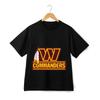 T-shirt Grafica con Logo Washington Commanders Squadra di Football NFL Maglietta per Fan Unisex