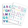 MégaCréa DIY - Alphabet Stickers from 1.5 To 2.5 Cm X 73 Pieces